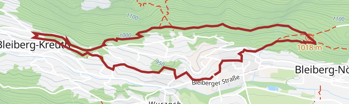 Route map: Stollenwanderweg